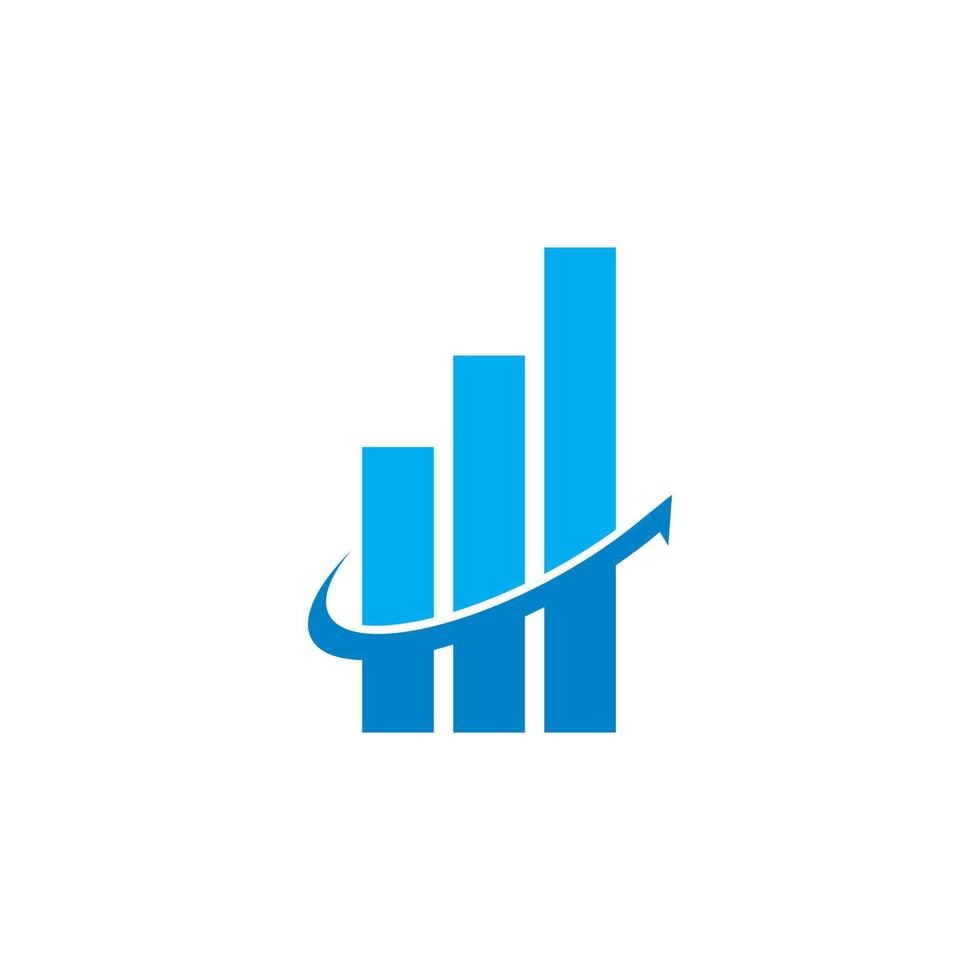 grafiek vector, financiële logo vector