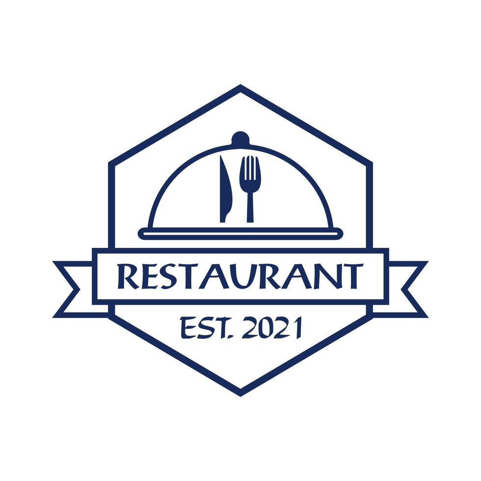 restaurant logo, voedsel logo vector
