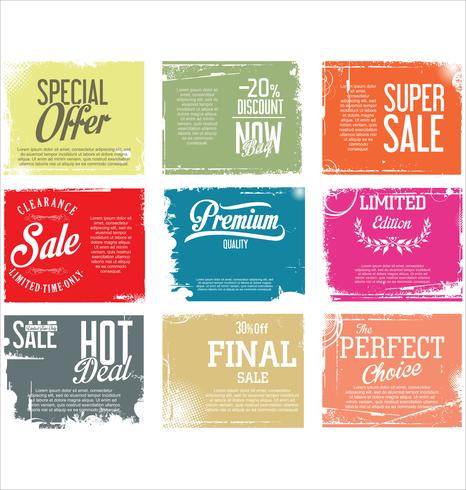 Moderne badges stickers en labels-collectie vector