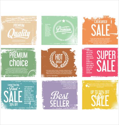 Retro vintage badges en labels-collectie vector