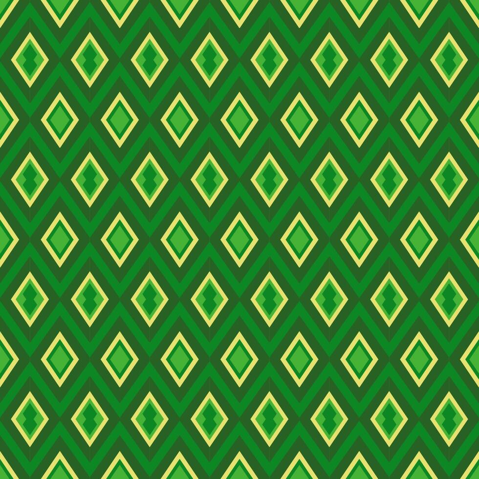 groen geometrisch naadloos patroon voor st patrick dagconcept vector