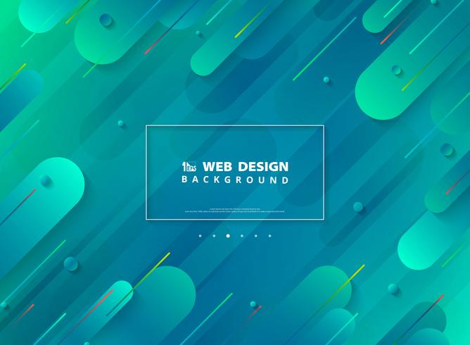 Abstract modern webpagina-ontwerp van minimale geometrische levendige kleurrijke achtergrond. illustratie vector eps10