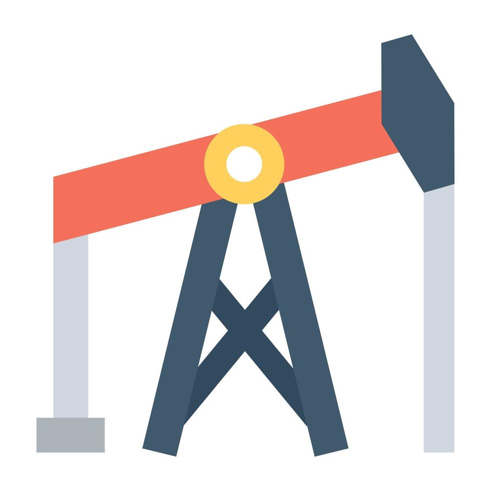 trendy pumpjack-concepten vector