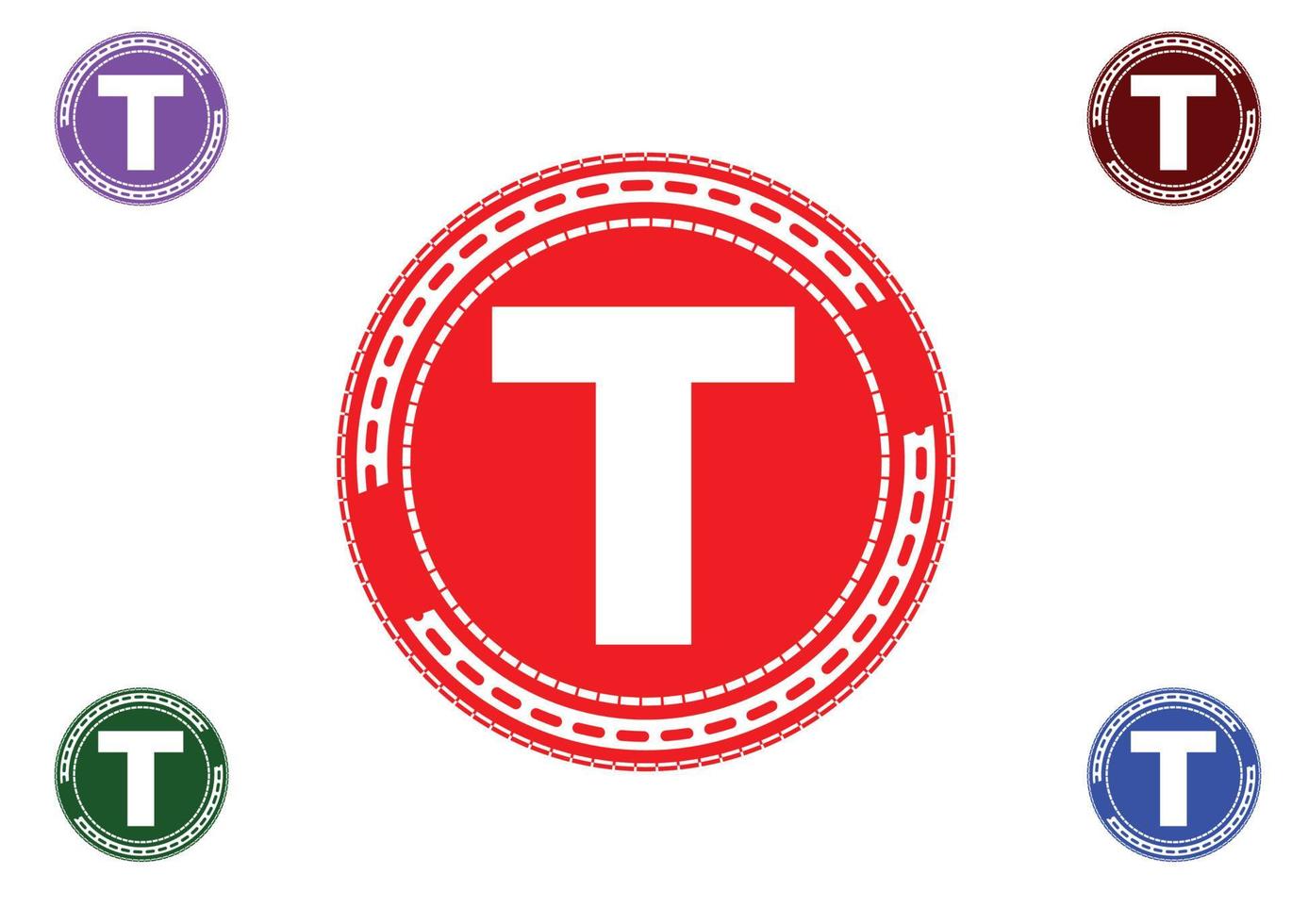 t letter logo en pictogram ontwerpsjabloon vector