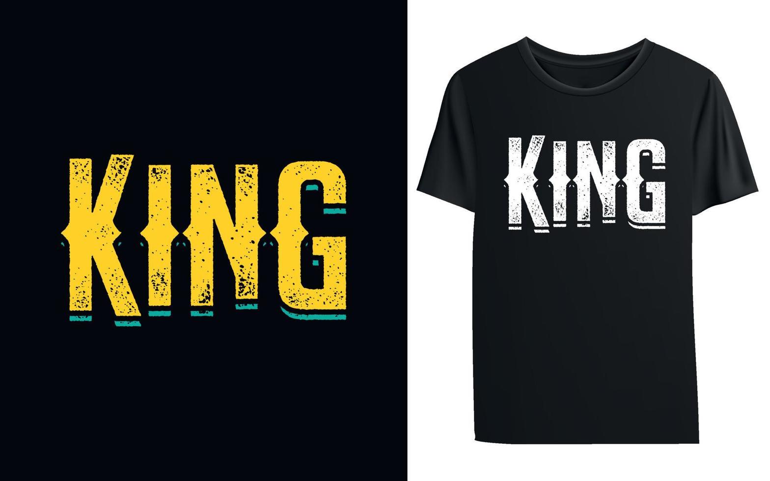 koning en kroon nieuwigheid t-shirt premium t-shirt vector