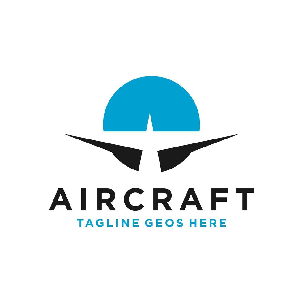 vliegtuig vervoer inspiratie illustratie logo vector