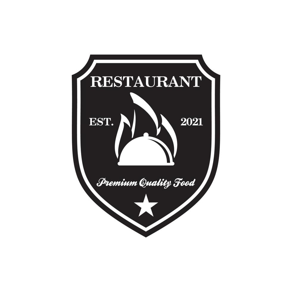 restaurant logo, voedsel logo vector