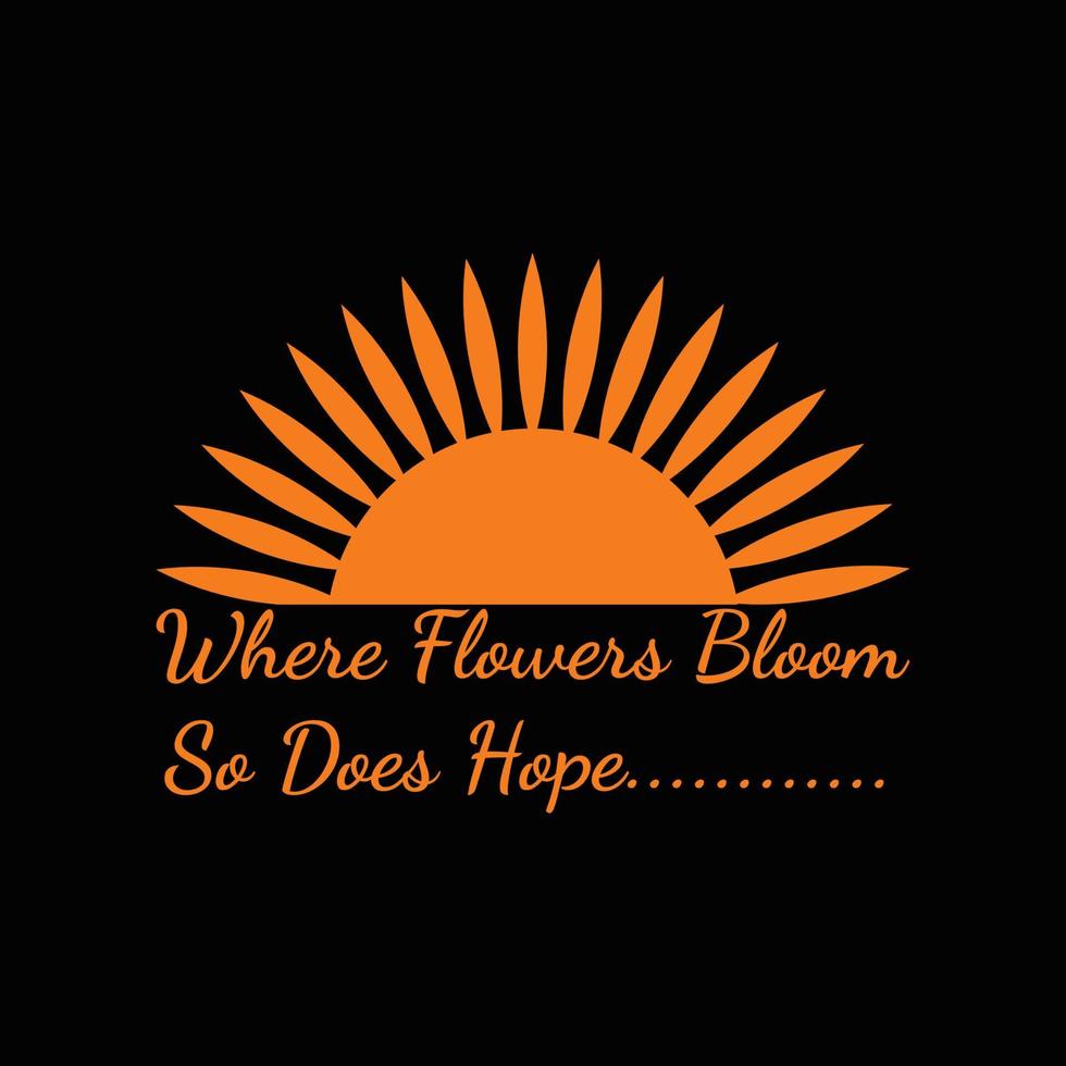 bloem t-shirt ontwerp vector