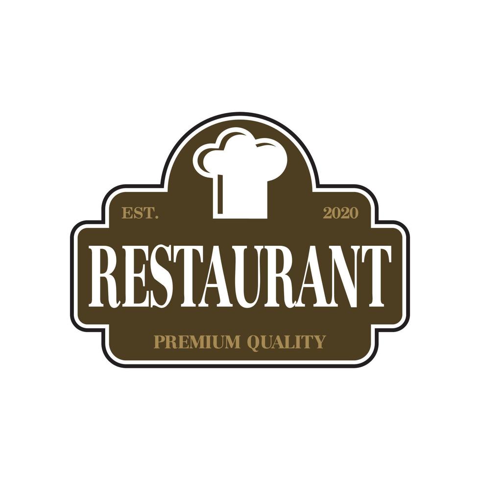 chef-kok vector, restaurant logo vector