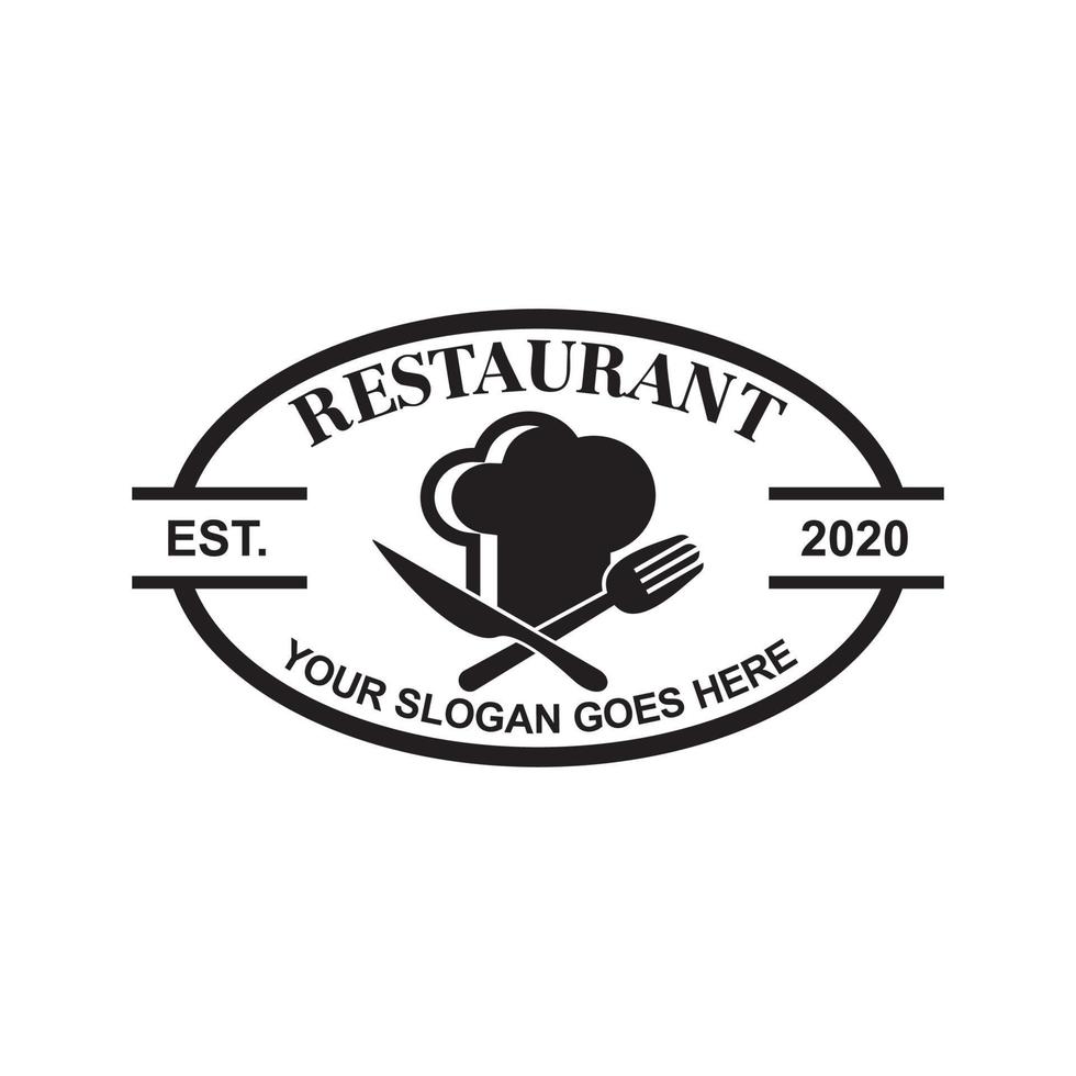 chef-kok vector, restaurant logo vector