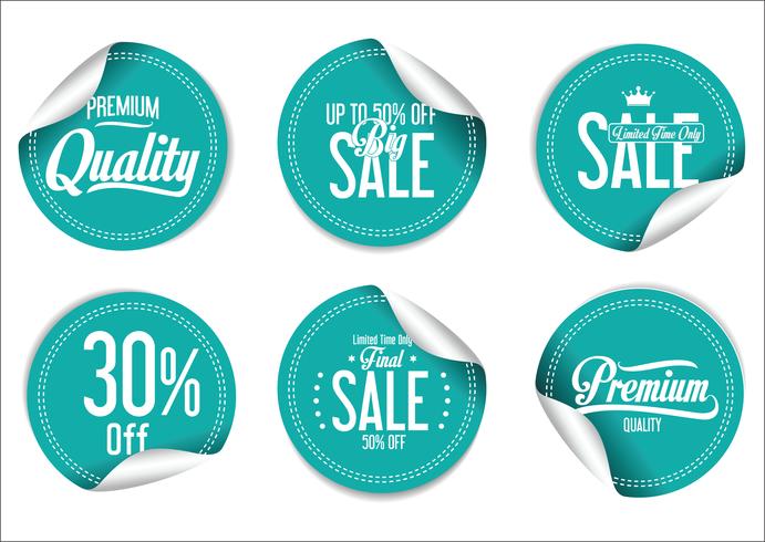 Moderne badges stickers en labels-collectie vector