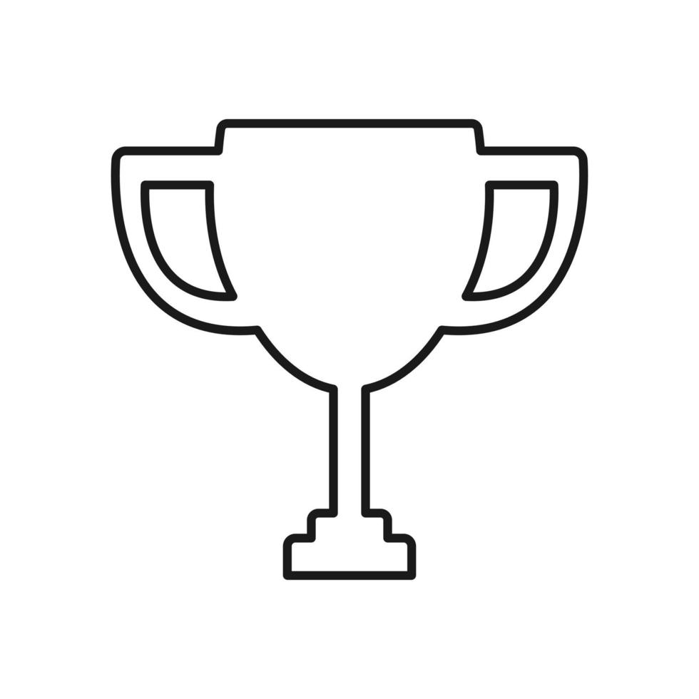 overwinning beker trofee logo pictogram ontwerp vector