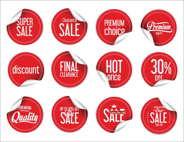 Moderne badges stickers en labels-collectie vector