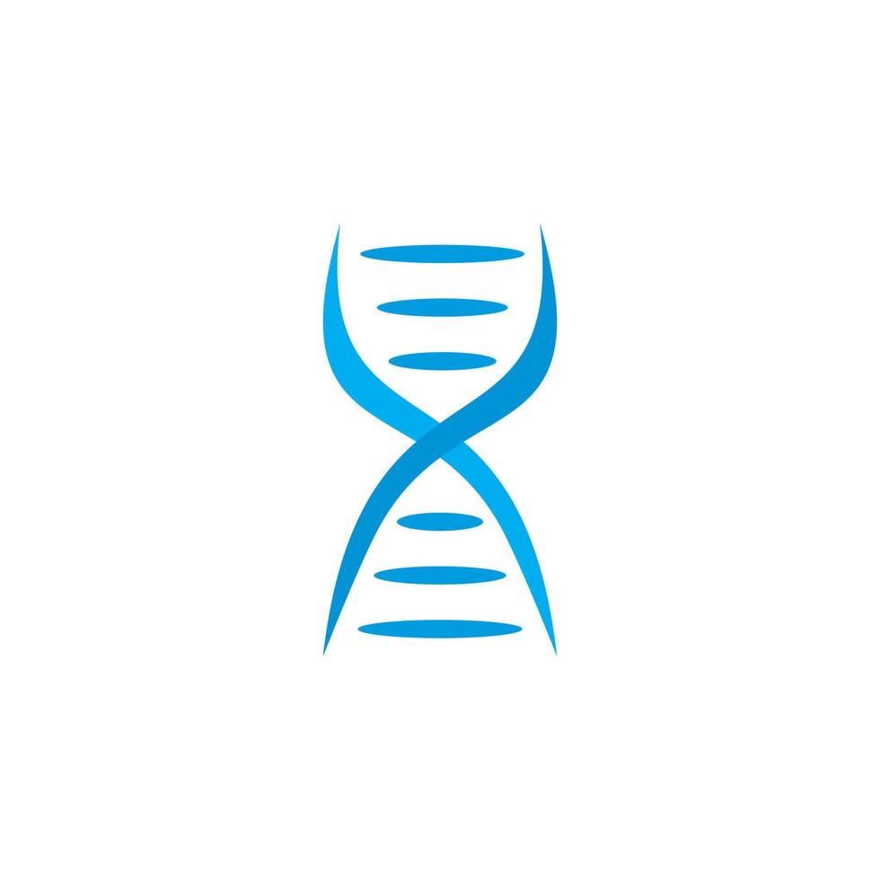 genetisch logo, spiraal logo vector
