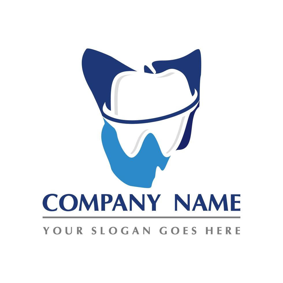 tasmanië kaart en tanden tandheelkundige zorg symbool logo vector