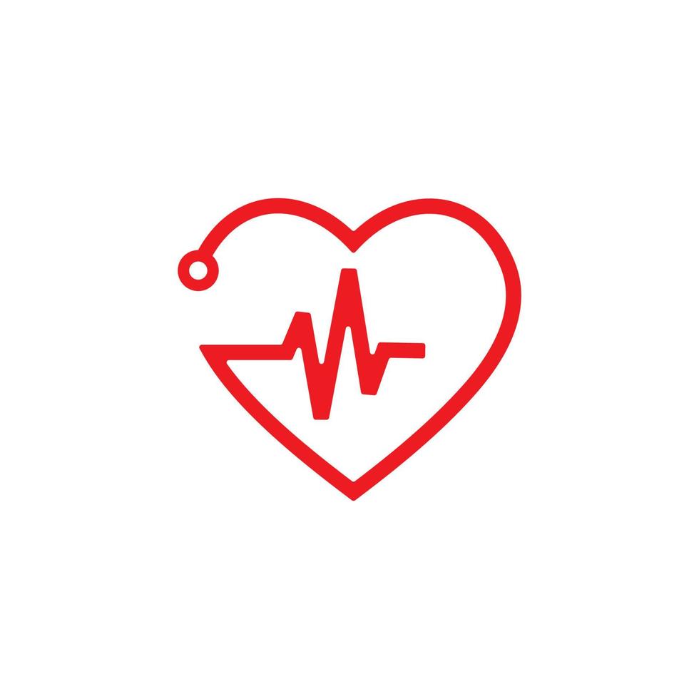 cardiologie vector, medische logo vector