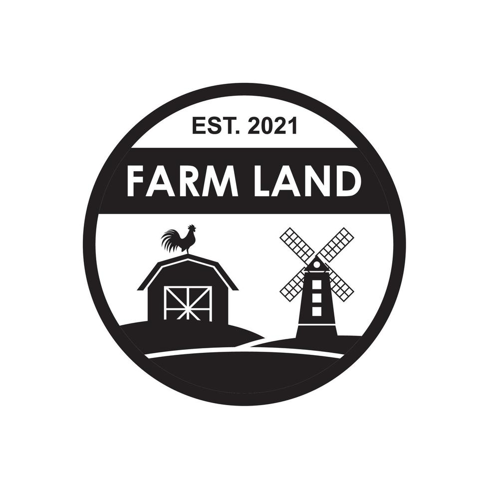 boerderij vector, landbouw logo vector