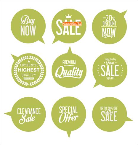 Moderne badges stickers en labels-collectie vector