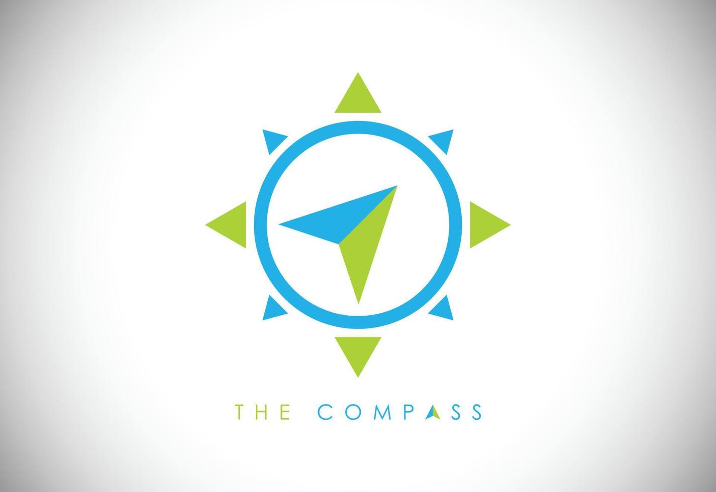 creatieve kompas concept logo ontwerpsjabloon. kompas logo teken en symbool. kust logo. kompas icoon vector