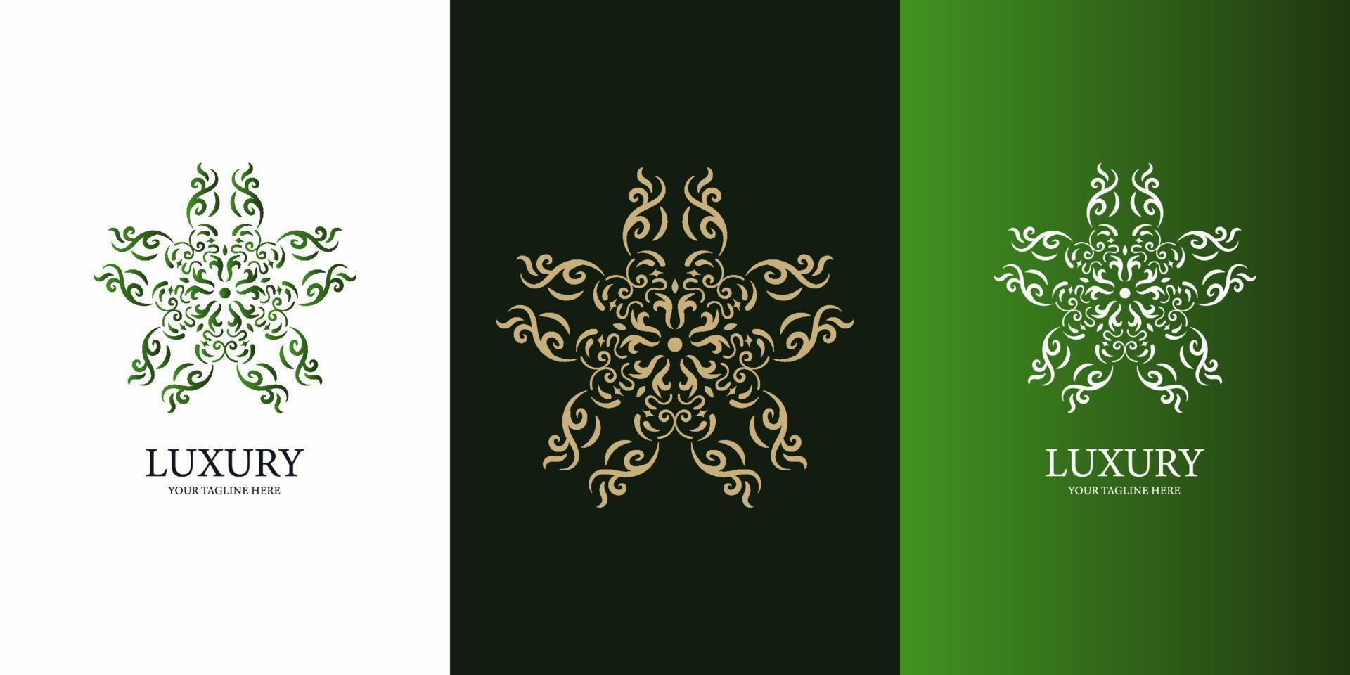 bloem, boetiek of ornament logo sjabloonontwerp. vector