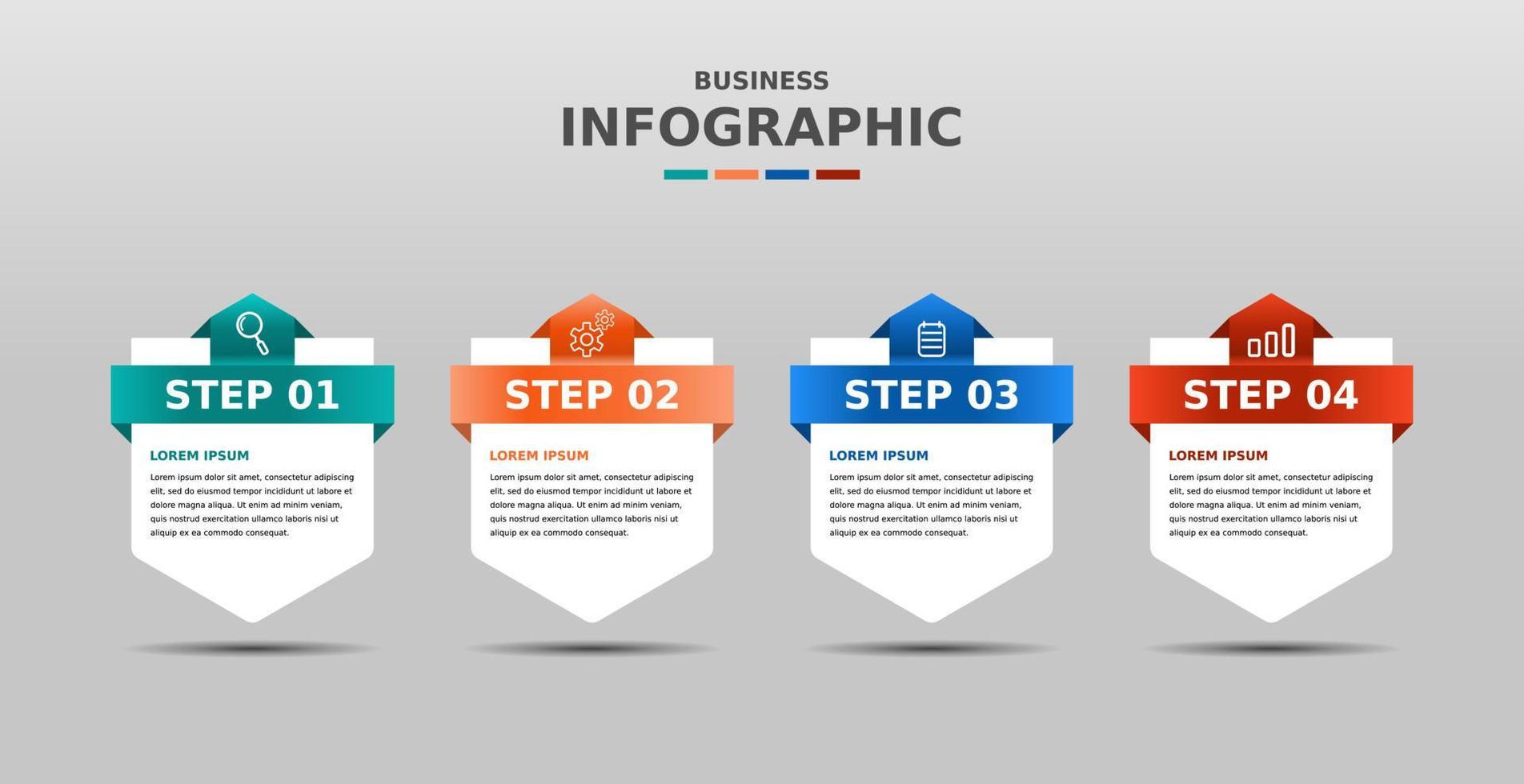 ontwerp infographic zakelijke sjabloon vector