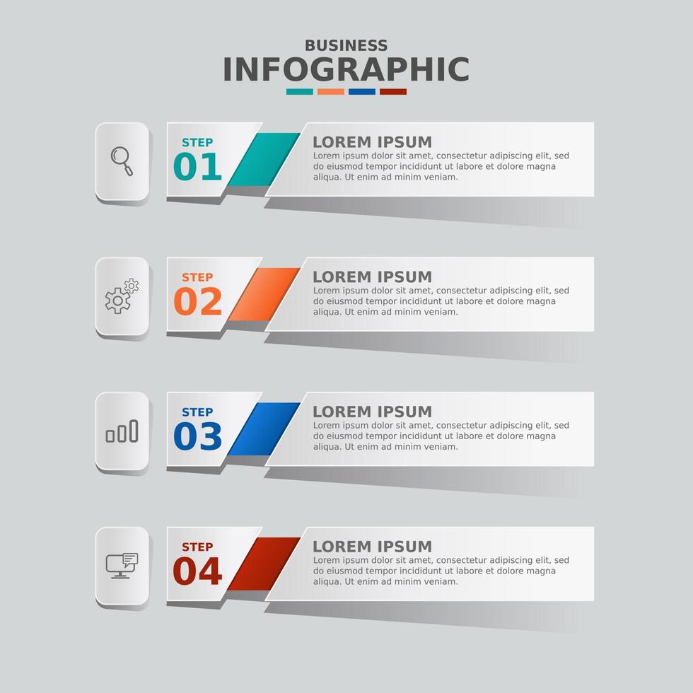ontwerp infographic zakelijke sjabloon vector