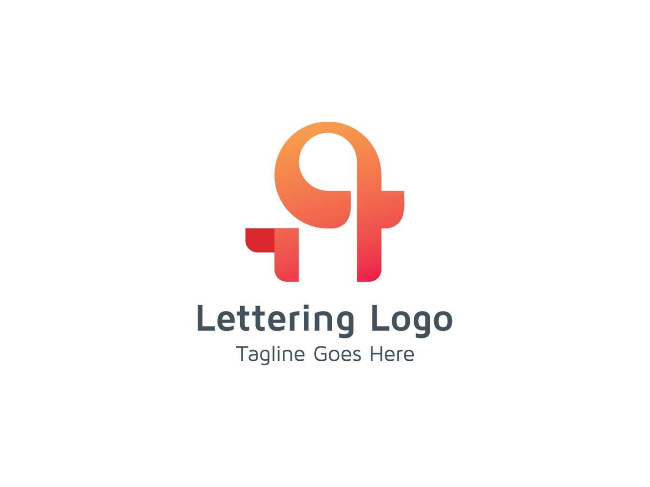 letter een swash logo ontwerp concept sjabloon vector