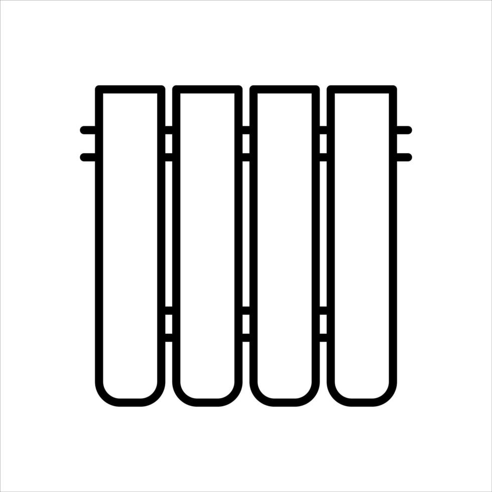 radiator pictogram vectorillustratie. vector