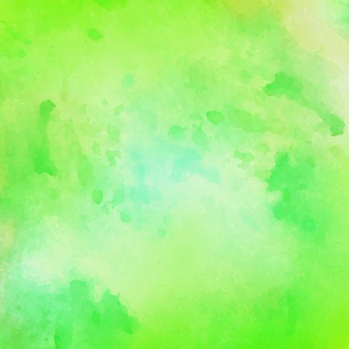 Abstracte groene aquarel achtergrond vector