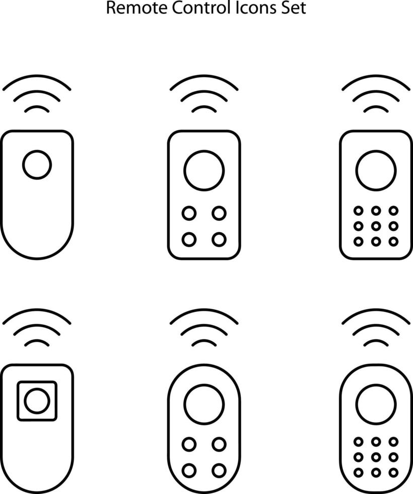 afstandsbediening pictogram geïsoleerd op een witte achtergrond. afstandsbediening icoon trendy en modern afstandsbediening symbool voor logo, web, app, ui. afstandsbediening pictogram eenvoudig teken, pictogrammen instellen. vector