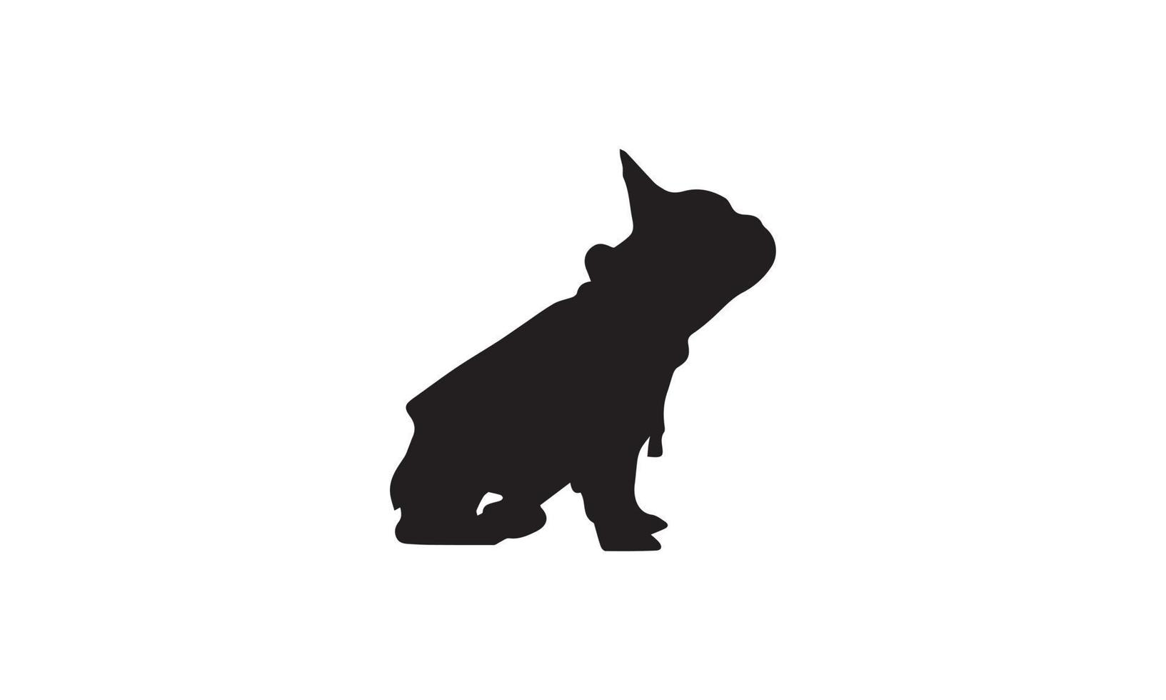 hond silhouet vector illustratie ontwerp