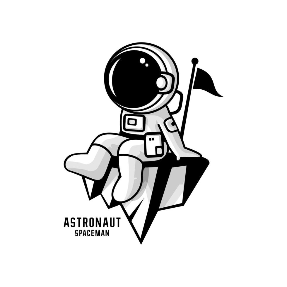 astro vector op witte achtergrond