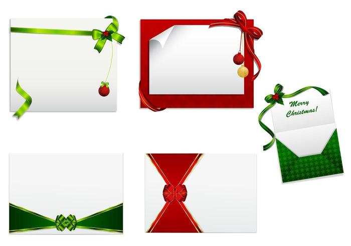 Kerstkaart Vector Pack