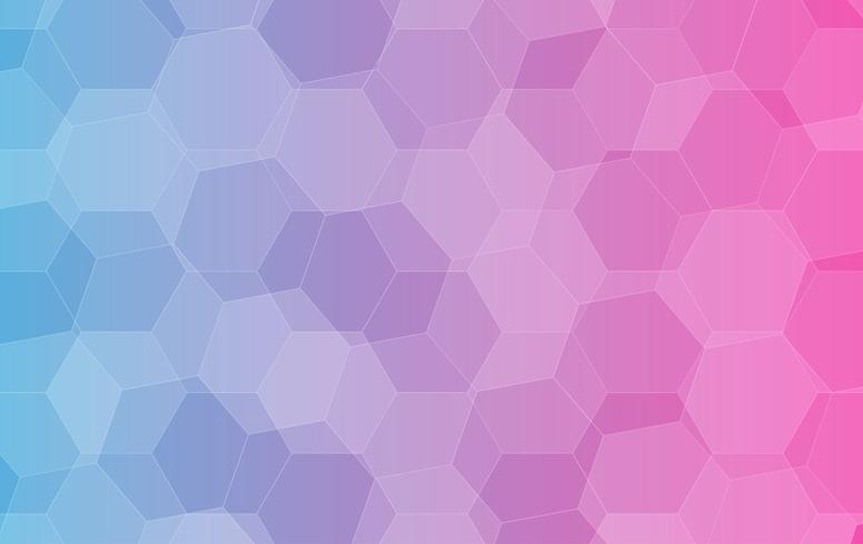 vector lichtblauw en roze lage veelhoek kristal achtergrond - abstracte geometrische achtergrond