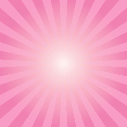 Abstracte zonnestralen roze stralen achtergrond - vectorillustratie vector