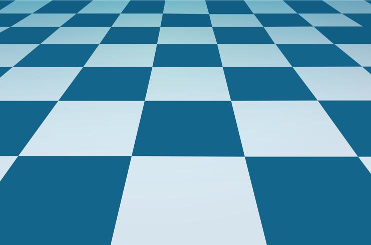 een perspectiefraster. schaakbord achtergrond vector
