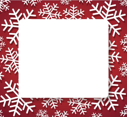 sneeuwvlok banner voor web Kerst concept achtergrond vector