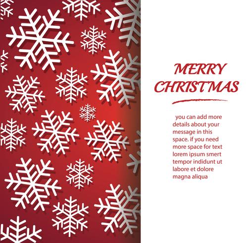 sneeuwvlok banner voor web Kerst concept achtergrond vector