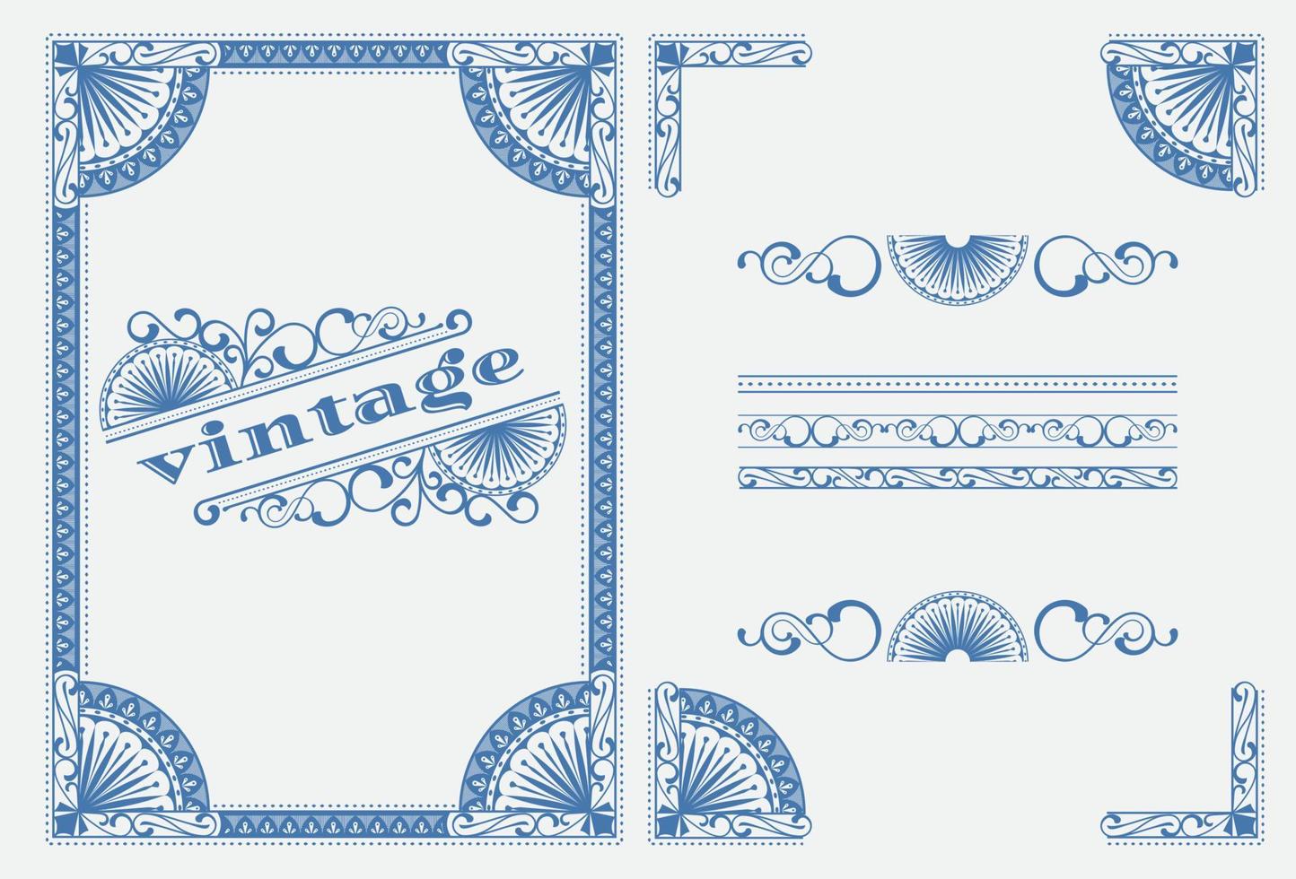 vintage bar frame-element als lettertype illustratie van alcohol drinken label of vintage frame vector