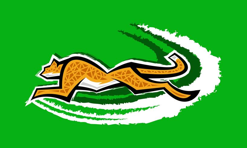 Cheetah grote kat vectorillustratie vector