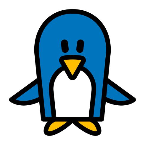 Penguin cartoon afbeelding vector