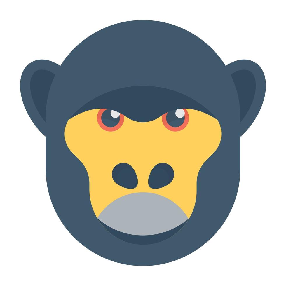 trendy gorillaconcepten vector