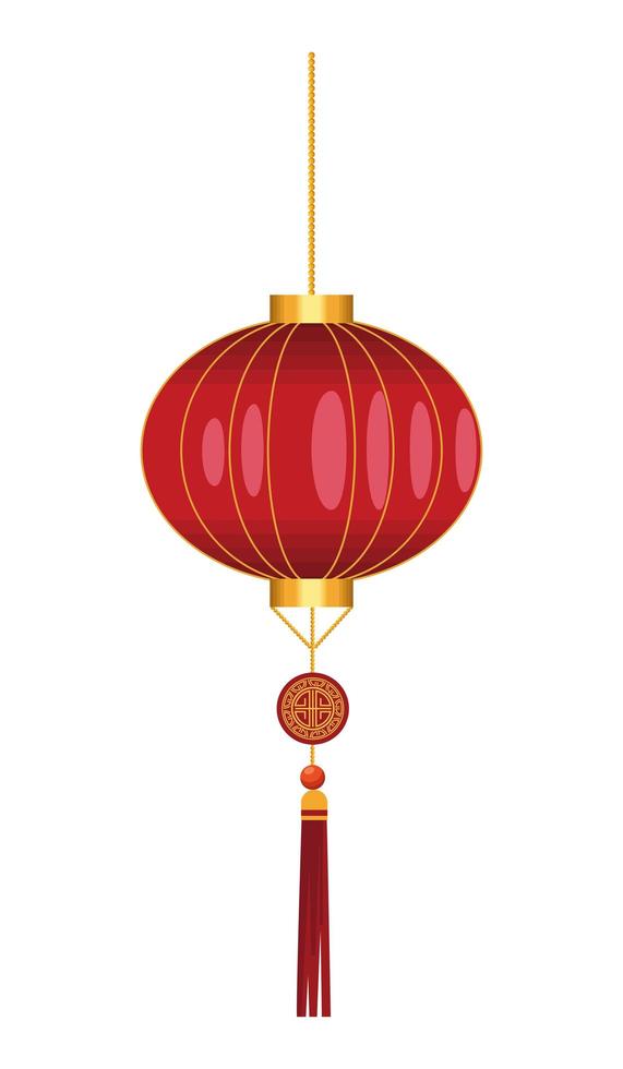 rode chinese lamp vector