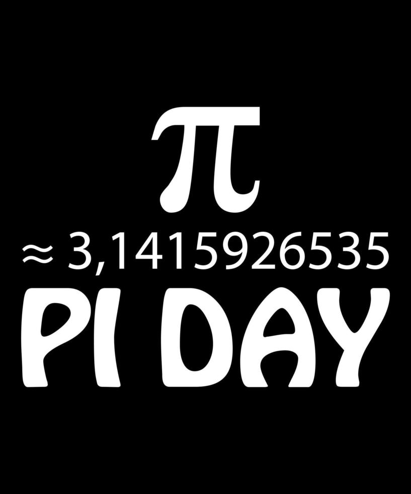 pi plat ontwerp pi dag illustratie vector