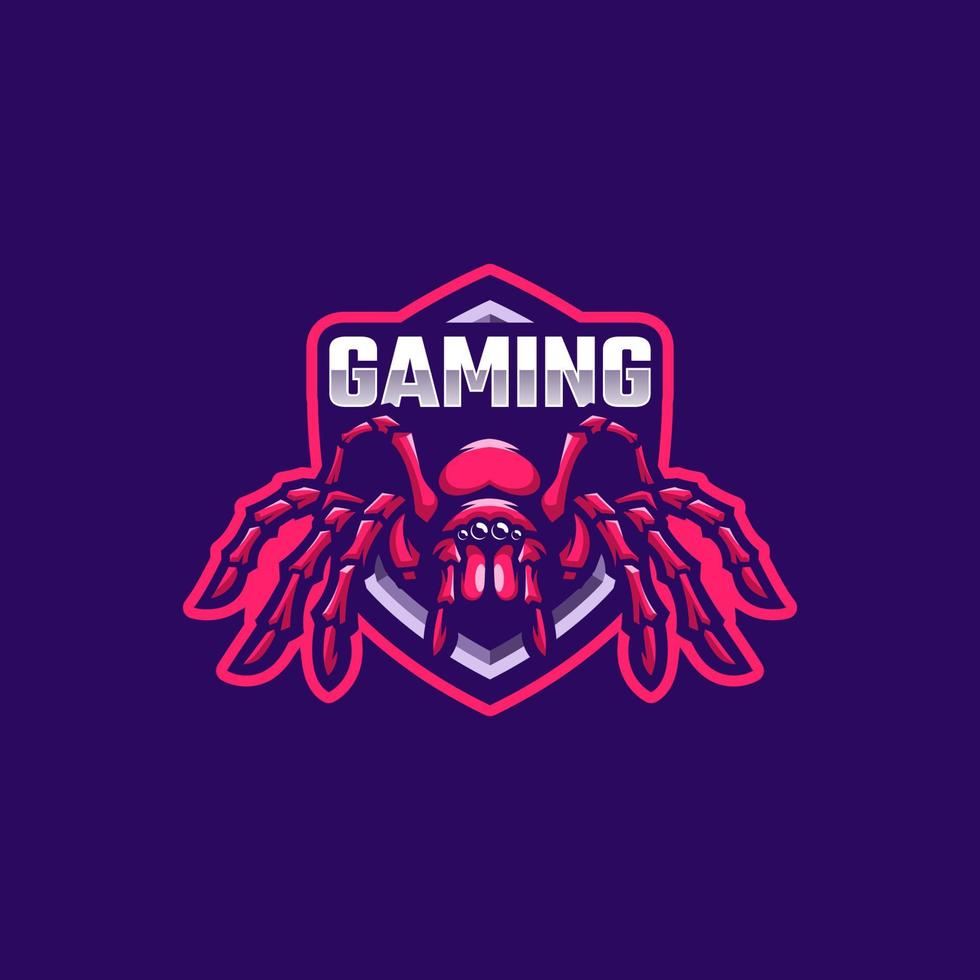 illustratie vectorafbeelding van tarantula gaming, goed voor logo-ontwerp vector