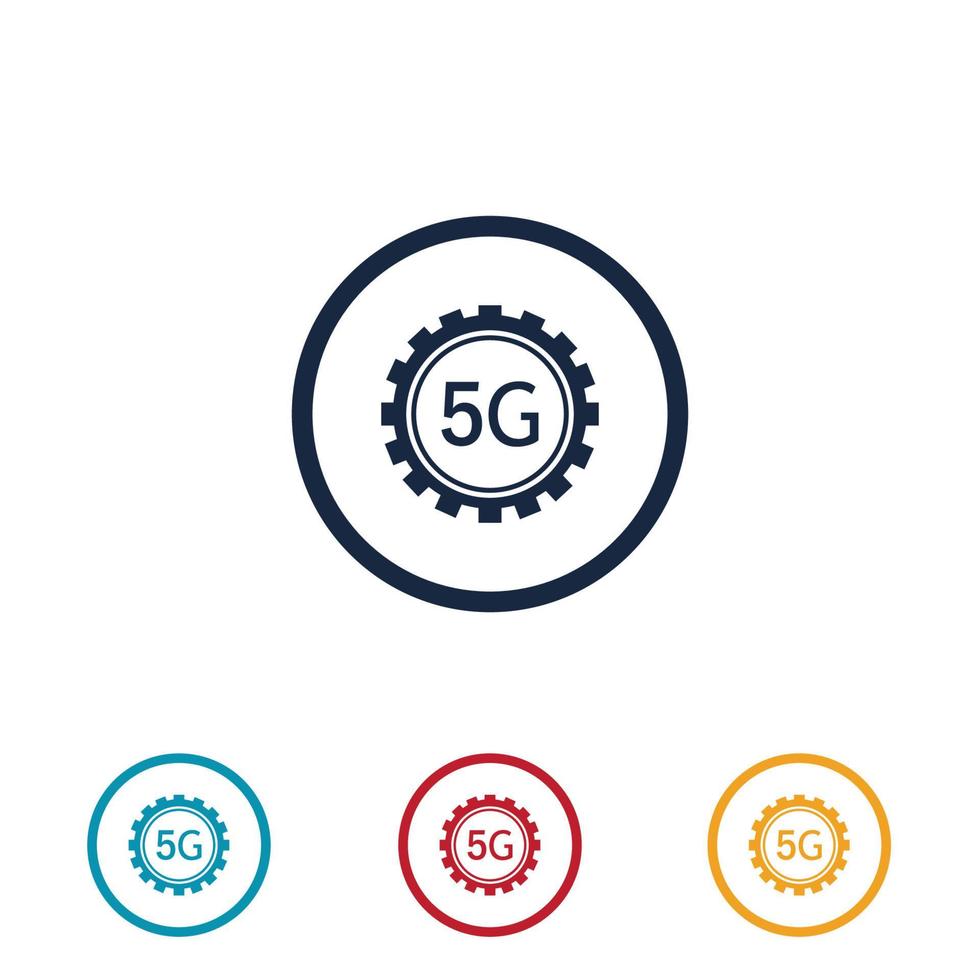 5g logo afbeelding ontwerpsjabloon vector