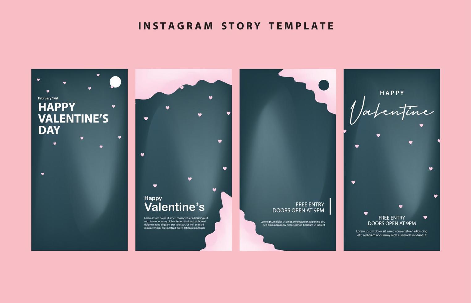 gelukkige Valentijnsdag sociale media poster banner flyer patroon evenement abstract lay-out illustratie achtergrond februari feest behang sjabloon label modern vector ontwerp verkoop rood romantisch rood