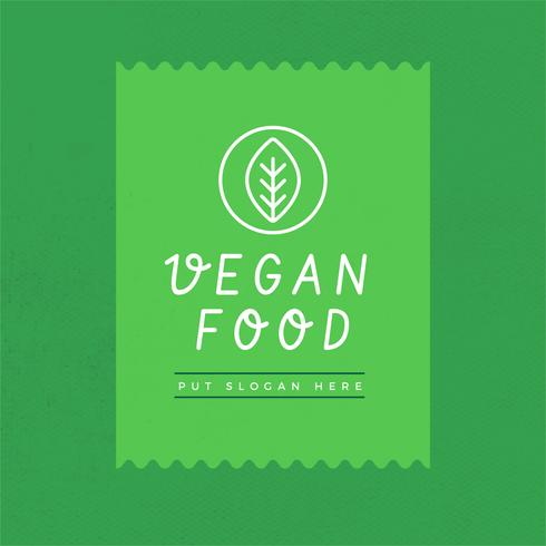 veganistische logo vector