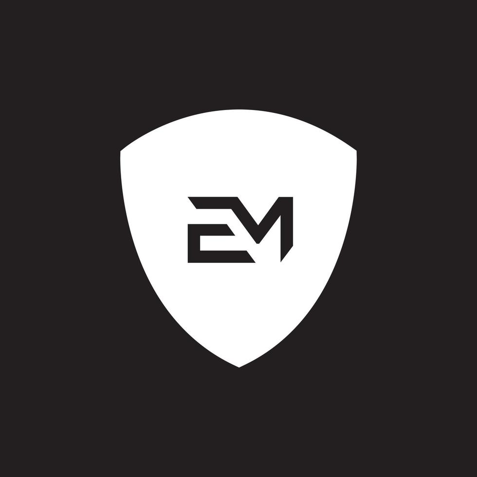 em, me logo ontwerp sjabloon vector grafische branding element.