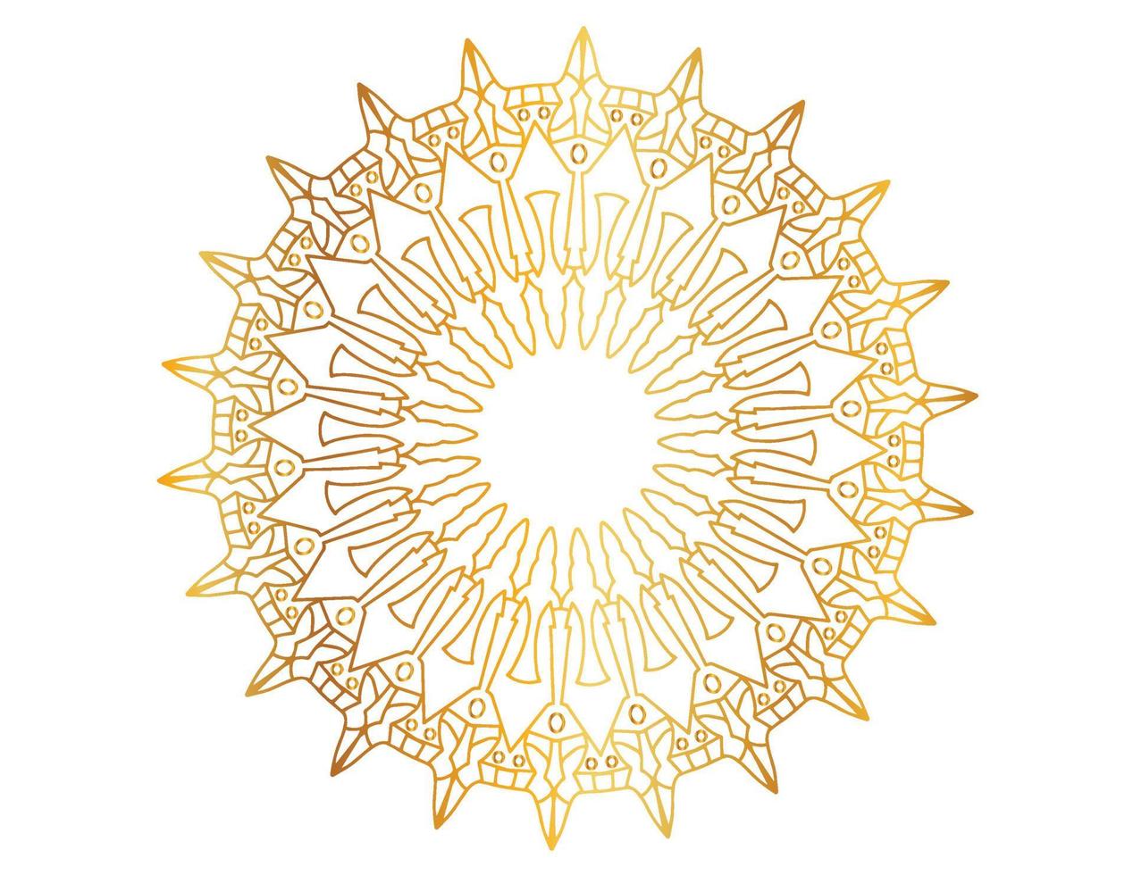 mandala-ontwerp met gouden patroon, achtergrond, bloem, traditioneel vector